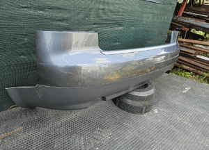 Zderzak Tyl Tylny Szary LX7Z 8E5807521 Listwa Chrom Dokladka Audi A4 B6 Sedan 3