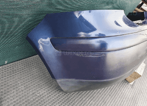 Zderzak Tył Tylny LB5N Niebieski Podswietlanie Tablicy Lampki Spojler VW Golf IV 4 11