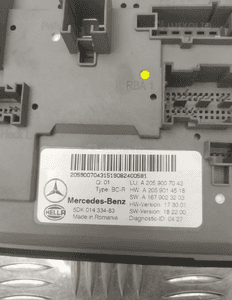 Mercedes W205 moduł sterownik A2059007043 4