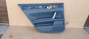Boczek tapicerka lewy tył granatowa skóra VW Phaeton 5