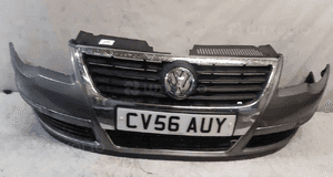 } ZDERZAK PRZÓD PRZEDNI VW VOLKSWAGEN PASSAT B6 LA7T SZARY 1