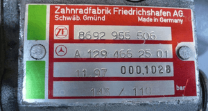 Pompa wspomagania Mercedes R129 SL 5,0 CLK 3,2 V6 4